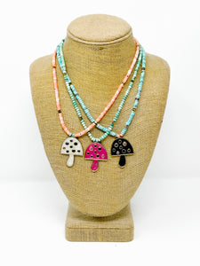 Mushroom Necklace | Green