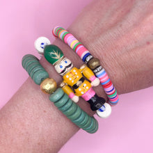 Wooden Stretch bracelet | Green