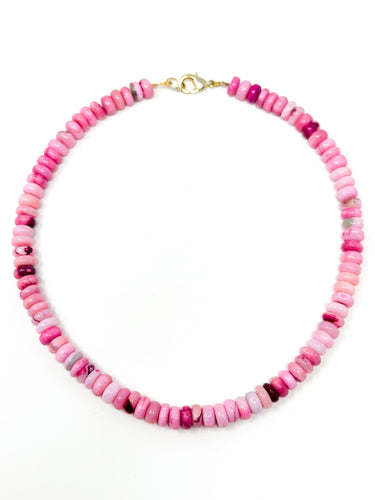 Pink Opal Necklace