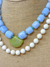 Blue Agate Shell Necklace