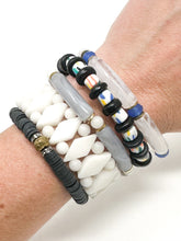 Skinny Bracelet | Clear Swirl
