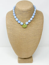 Blue Agate Shell Necklace