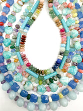 Multicolor Gold Cross Necklace