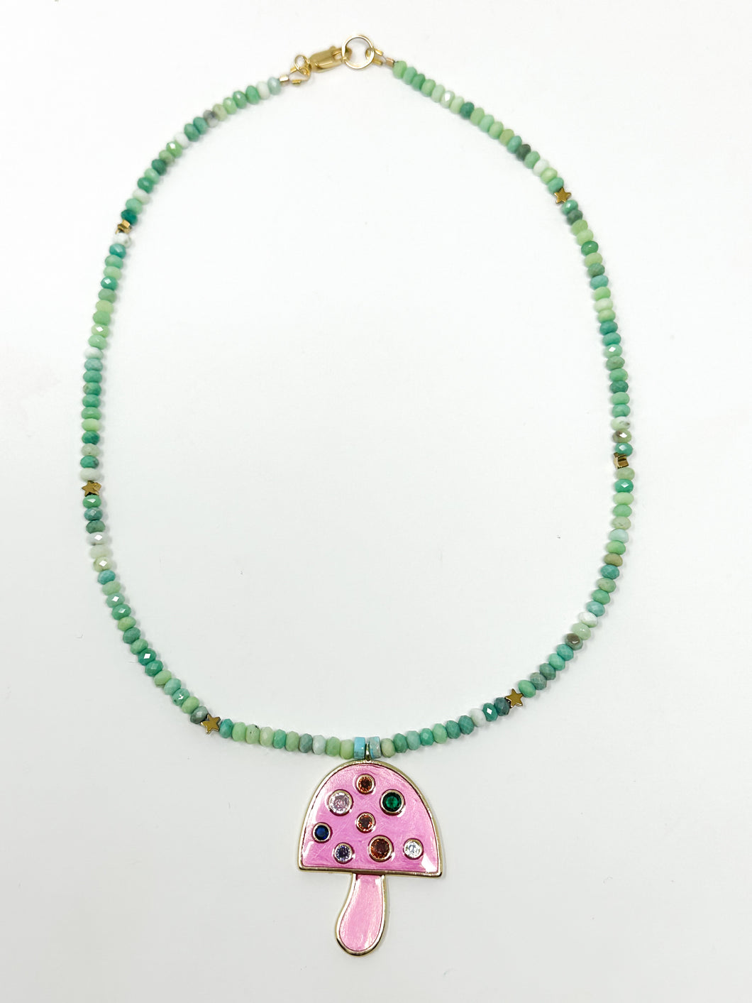 Mushroom Necklace | Green