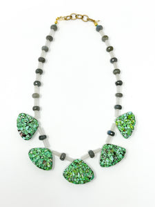 Magnesite Shell Necklace