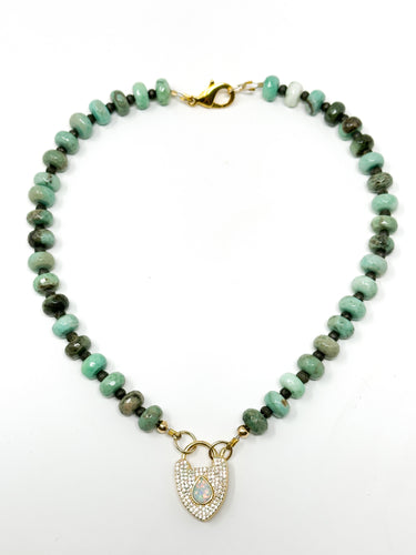 Green Opal Necklace