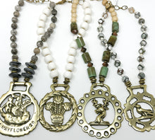 Horsebrass Necklace | Prince of Wales Feathers