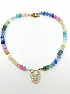 Multicolor Gemstone Necklace
