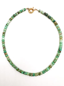 Green Peruvian Opal Necklace