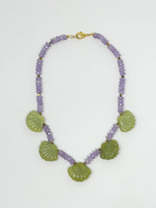 Amethyst Shell Necklace