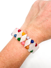 Multicolor Geo Stretch bracelet