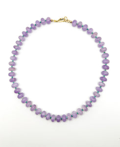 Amethyst + Turquoise Necklace
