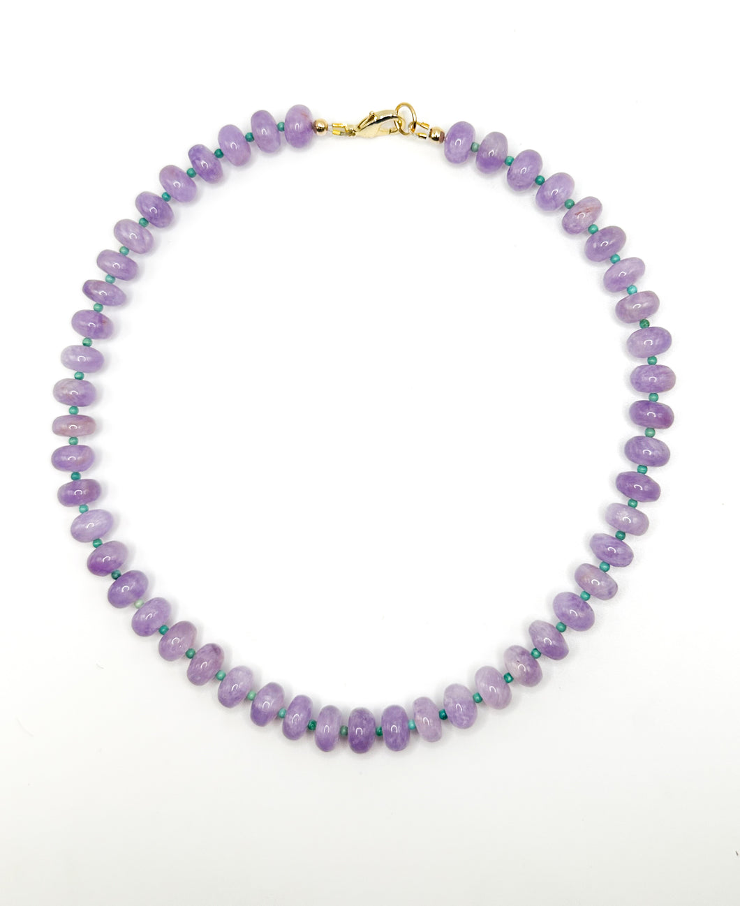 Amethyst + Turquoise Necklace