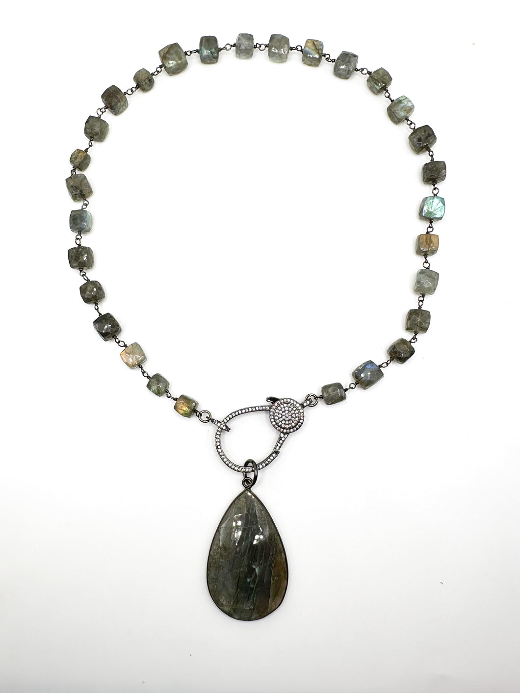Labradorite Chain Necklace