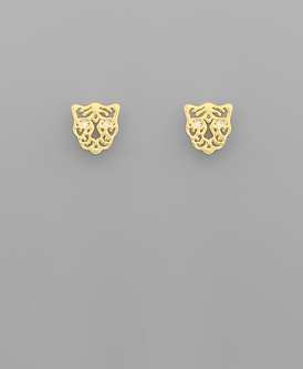 Gold Tiger Studs