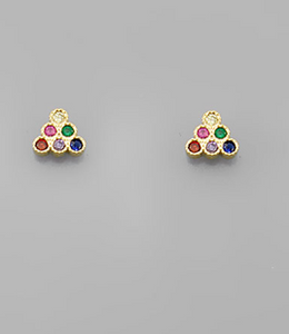 Rainbow Tree Studs