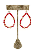Andie Clay Earrings | Red