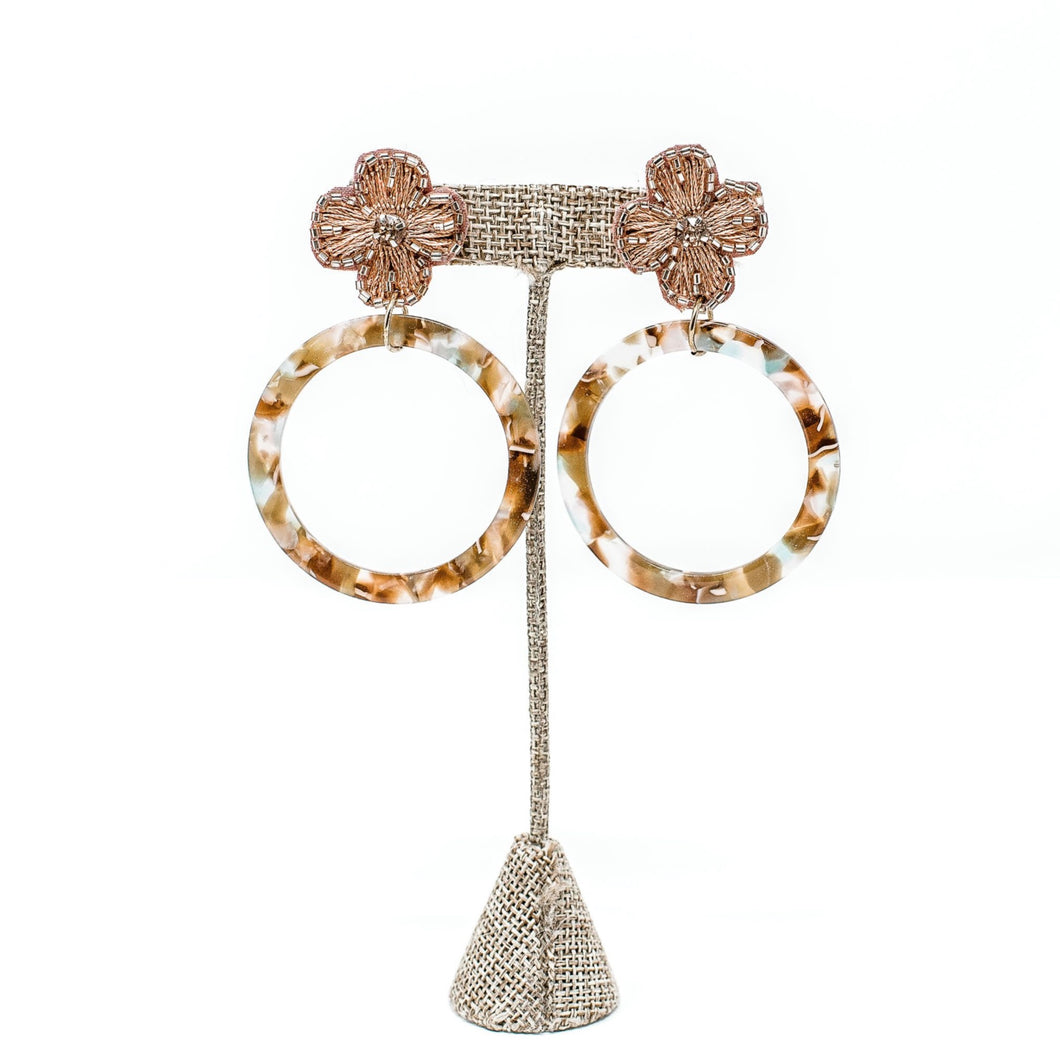 Gabrielle Floral Earrings