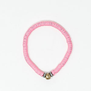 Clay Bracelets | Hot Pink