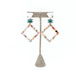 Jayne Acrylic Earrings | Multi