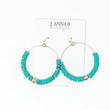 Evie Clay French Hooks | Turquoise