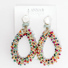 Claudia Woven Earrings- Multicolor