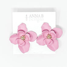 Ziva Floral Stud Earrings | Orchid