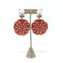 Marisol Floral Earrings | Red