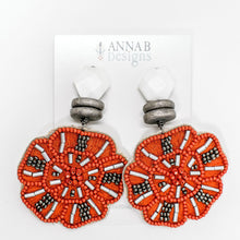Marisol Floral Earrings | Red