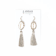 Ridley Cowrie Tassel Earrings