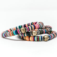 Dark Multicolor Clay bracelets
