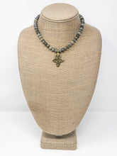 Meredith Brass Pendant Necklace