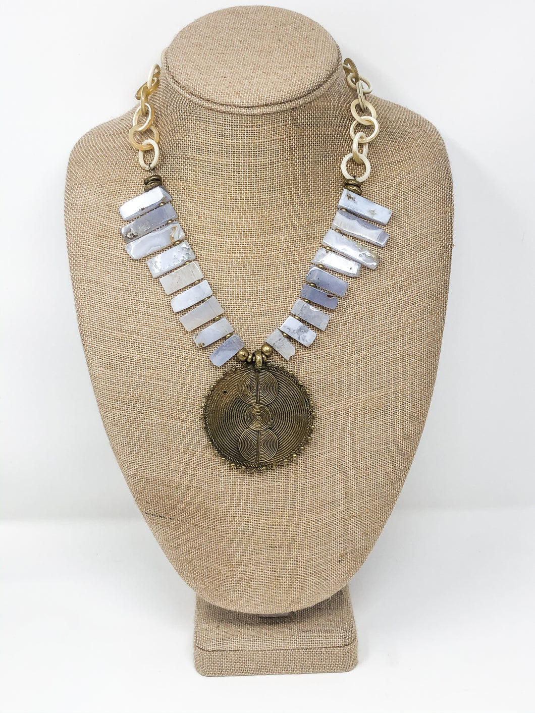 Colette Buffalo Horn Necklace