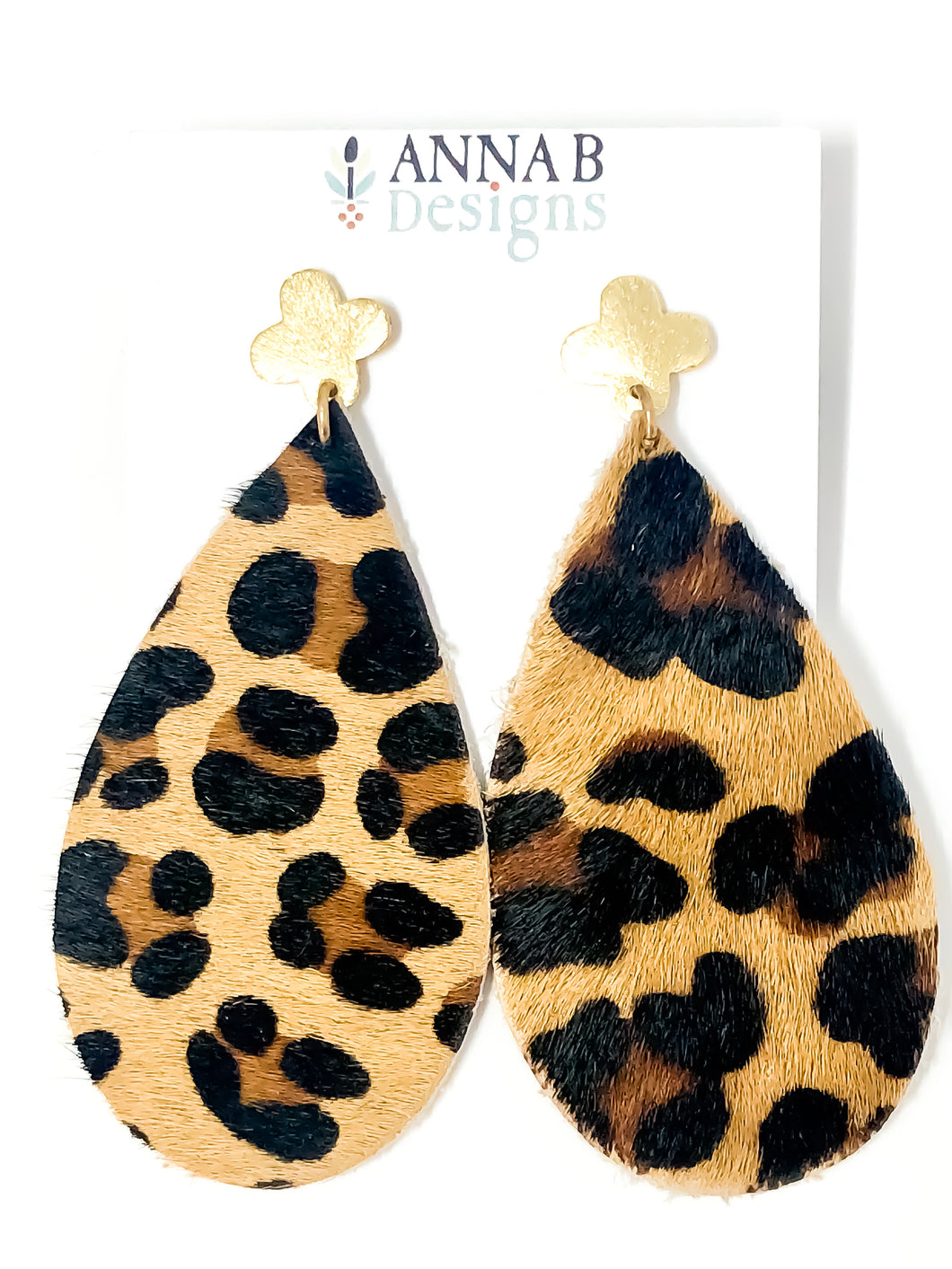 Ariah Faux Hide Earrings