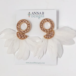 Elle Feather Earrings