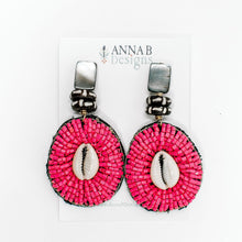 Ingrid Pink Beaded Earrings