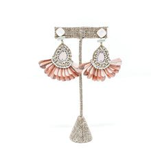 Lucia Fan Earrings | Pink