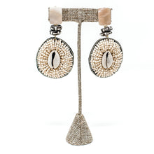 Ingrid Ivory Beaded Earrings