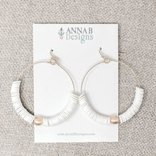 Evie Clay French Hooks | White