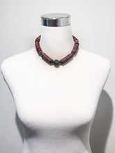 Jasmine African Vinyl Necklace | Multi Color