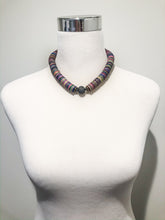 Alia Vinyl and Pave Bead Necklace