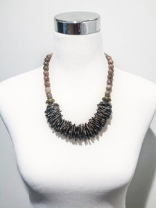 Moonstone Coconut Shell Necklace