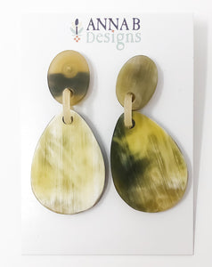 Abby Horn Earrings | Olive & Cream