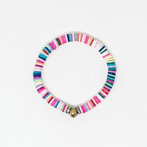 Multicolor Bright Clay bracelets