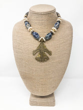 Arlette Brass and Bone Necklace