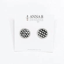 Faux Snake Skin Studs