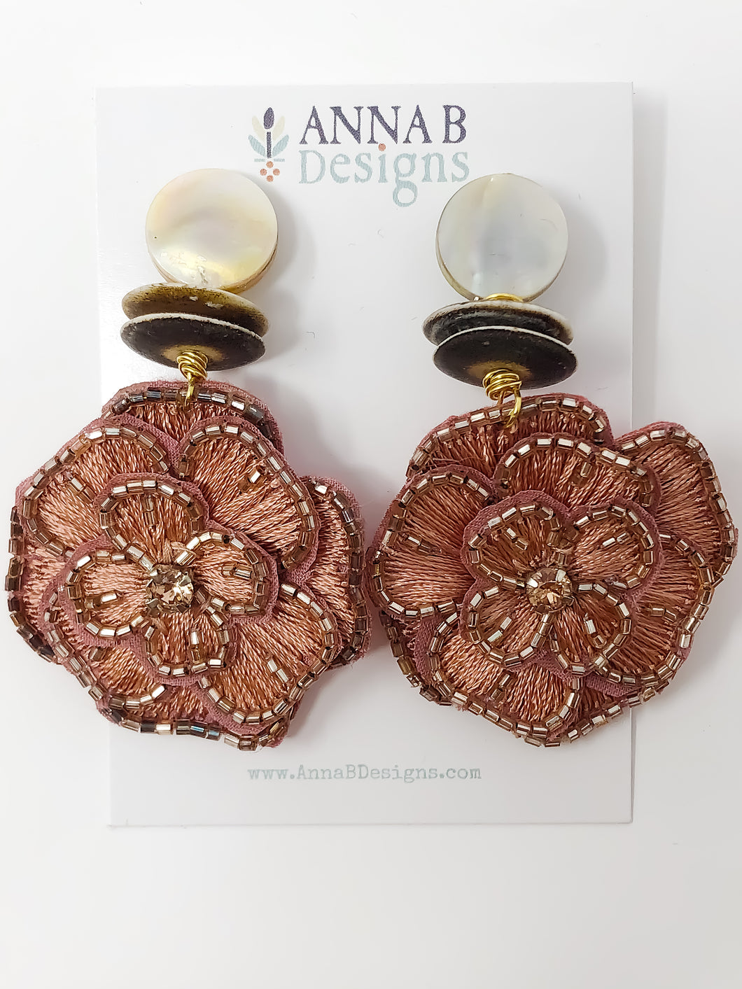 Eloise Floral Laced Earrings