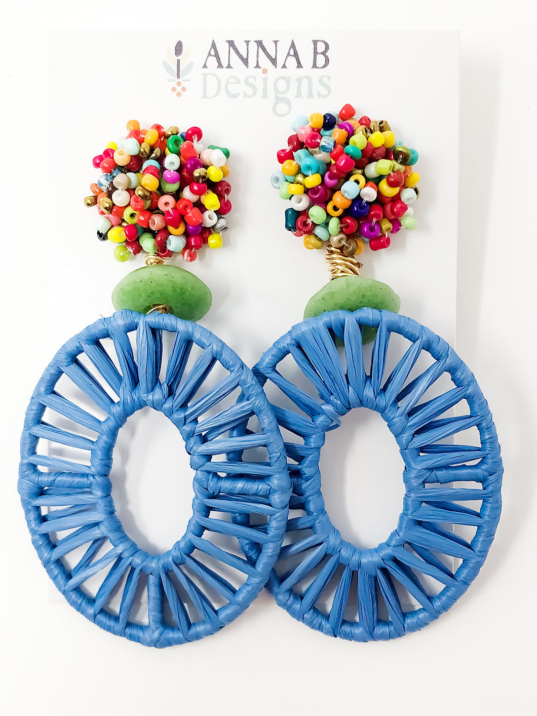 Meg Raffia Earrings