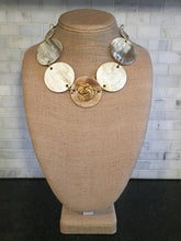 Buffalo Horn Disc Necklace