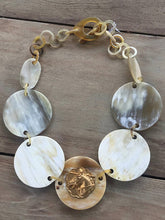 Buffalo Horn Disc Necklace